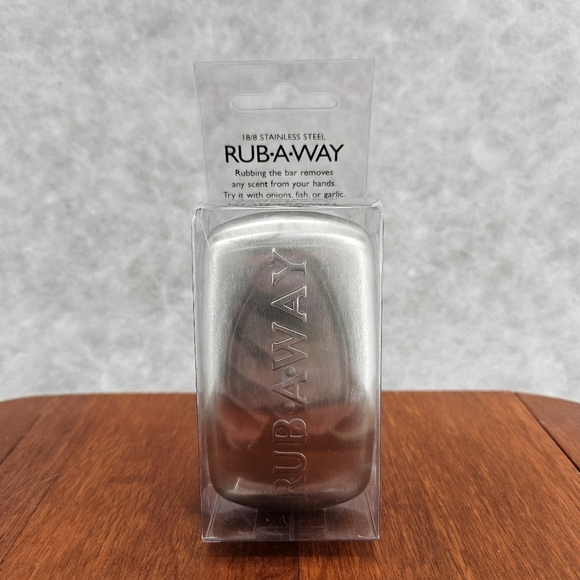 Amco Rub-a-Way Bar‎ Stainless Steel Odor Absorber NEW IN BOX - Picture 1 of 3